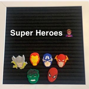 Croc Jibbitz - SUPER HEROS 🦸🏽‍♂️